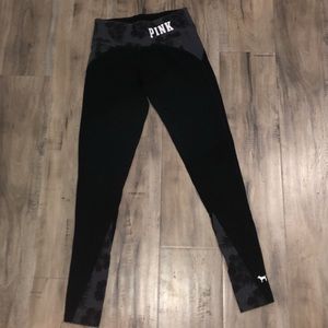 Black & grey PINK yoga pants by Victoria’s Secret